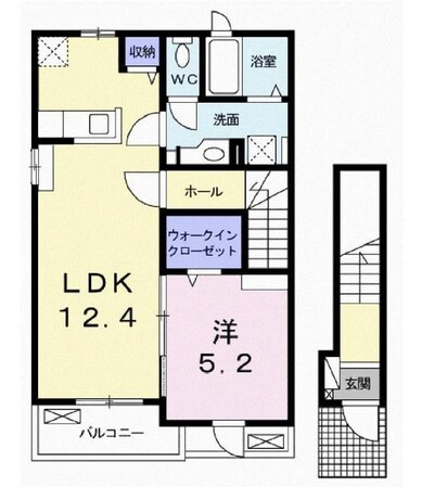 大場駅 徒歩26分 2階の物件間取画像